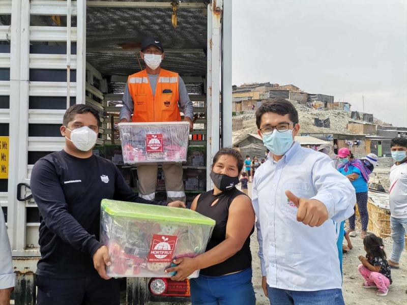 La Libertad: Hortifrut contribuye con canastas de víveres para cerca de 2.500 familias de comunidades de Chao