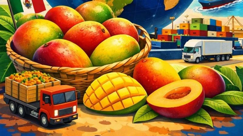 Mango mexicano: Expansión global, retos y oportunidades