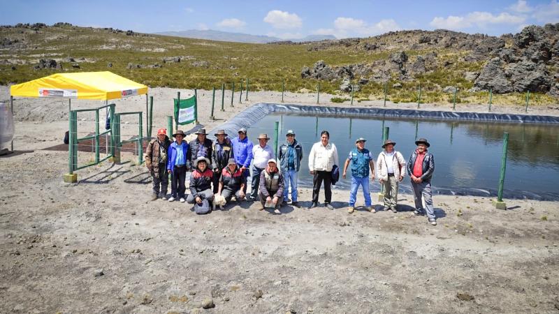 Más de 1000 familias comuneras se beneficiarán con actividades de siembra y cosecha de agua en Ayacucho