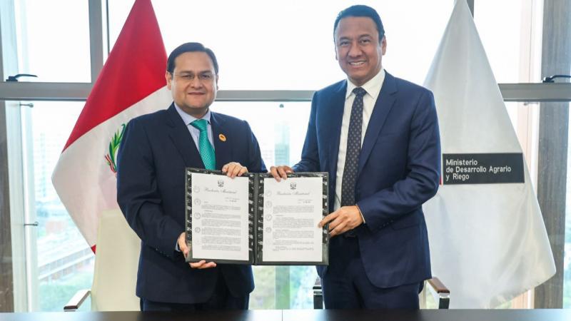 Midagri entrega financiamiento por S/ 13.2 millones al GORE Lambayeque para rehabilitación del sistema de riego canal Magdalena