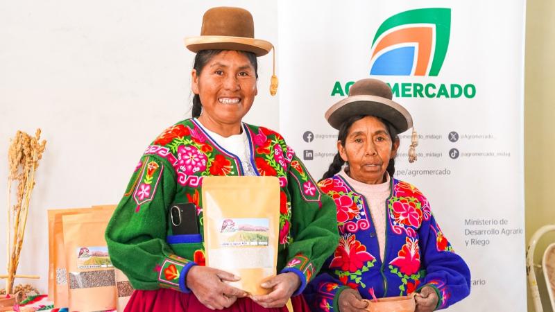 Midagri equipó a 23 organizaciones de pequeños productores de Puno para impulsar la cadena comercial de la quinua