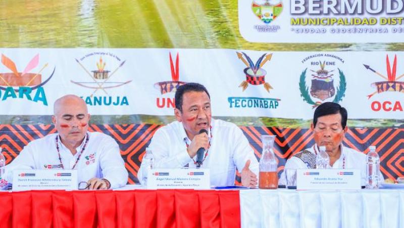 Midagri fortalece el desarrollo del sector agrario en Selva Central para beneficio de pueblos indígenas u originarios