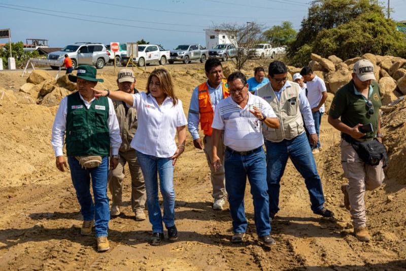 Midagri y autoridades de Tumbes afianzan acciones para enfrentar eventos climáticos