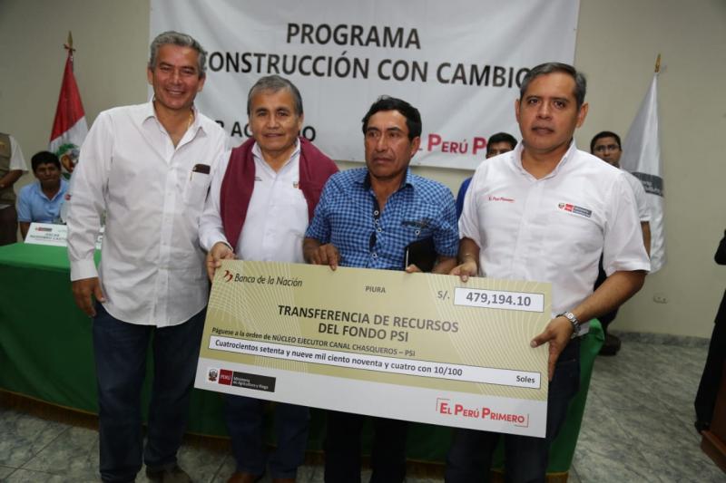 Minagri inicia reconstrucción de infraestructura afectada en Piura con inversión inicial de S/ 31 millones