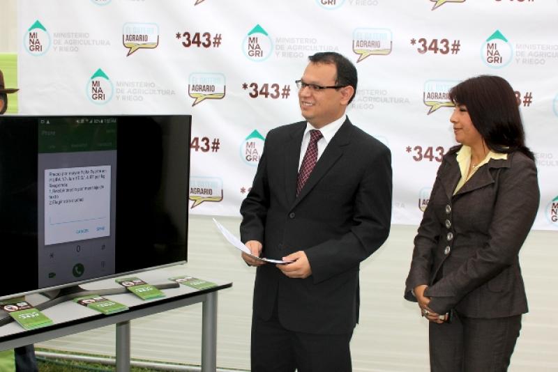 PRESENTAN APLICATIVO DATERO AGRARIO PARA CONOCER PRECIOS DE LOS ALIMENTOS