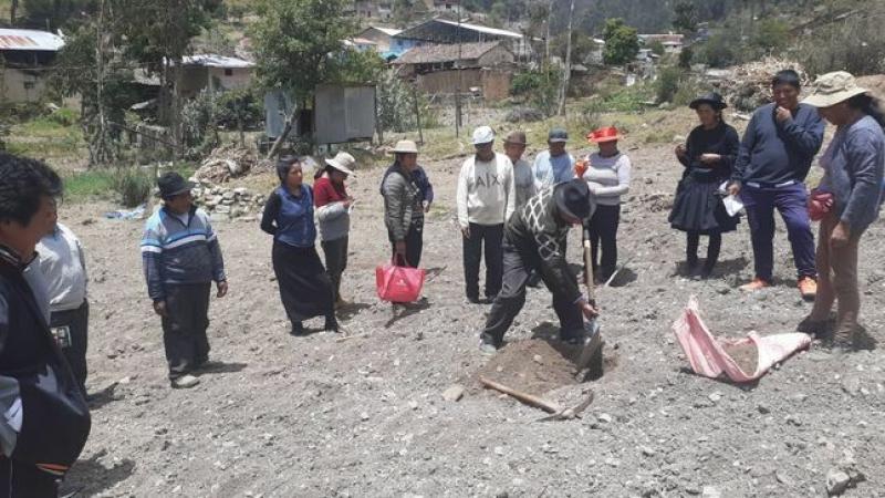 Productores de Huancavelica adoptan tecnologías para conservar calidad nutritiva de suelos agrarios