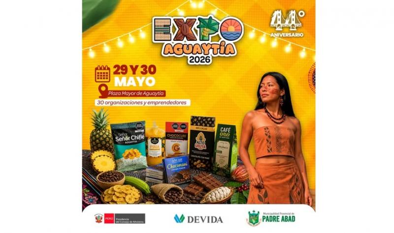 Productores de Ucayali concretan ventas por más de S/ 42.000 en Expo Aguaytía