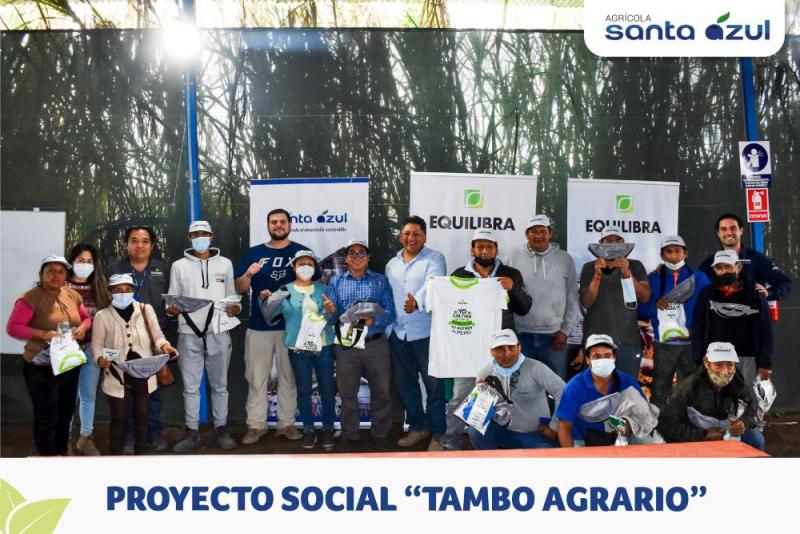 Proyecto “Tambo Agrario” provee a agricultores del valle de Supe de fertilizantes y pesticidas de la mejor calidad a mejores precios