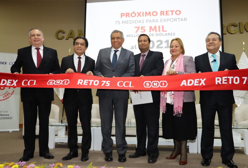 \'Reto 75\' permitiría al Perú crecer 2 puntos porcentuales adicionales al año