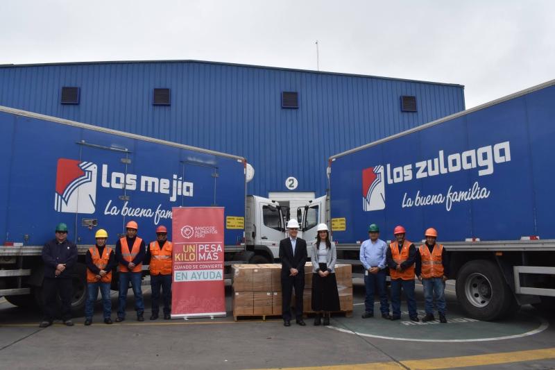 San Fernando colabora con poblaciones vulnerables por el COVID-19 entregando alimentos con aporte proteico a través del Banco de Alimentos