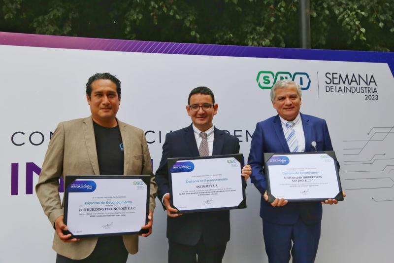 SNI entregó el Premio a la Innovación 2023 a trabajos que promueven la competitividad y crecimiento en sectores como minería, salud, agroindustria y sostenibilidad