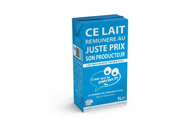 Una marca de leche francesa revoluciona el mercado al permitir a los consumidores decidir su precio y condiciones de fabricación