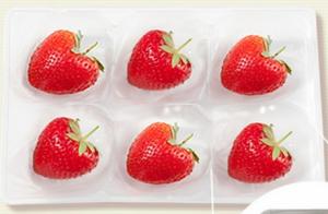 Japón: ofrecen fresas con forma de corazón para el Día de San Valentín