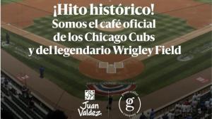 Juan Valdez se convierte en café oficial de los Chicago Cubs y del legendario estadio Wrigley Field