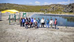 Más de 1000 familias comuneras se beneficiarán con actividades de siembra y cosecha de agua en Ayacucho