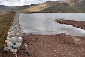 Midagri inaugura obras en la cocha Llaccoccota