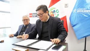 Midagri suscribe convenio con Ingemmet para fortalecer la sostenibilidad del agro peruano