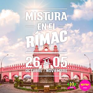 Mistura se muda al Rímac del 26 de octubre al 5 de noviembre