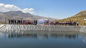 Reservorio “Mia Mia” almacenará más de 1.000 metros cúbicos de agua de lluvia para riego en Arequipa