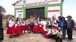 Instalan centro para almacenar y mejorar la venta de quinua en Puno