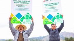 Midagri proyecta entregar 40 mil títulos de propiedad rural al 2026