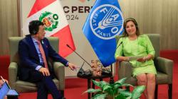 Presidenta sostuvo reunión con el director general de la FAO